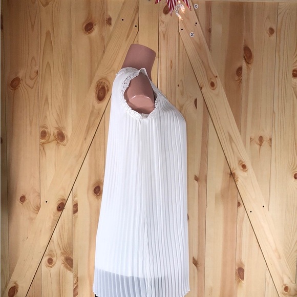 Speechless Women's Size 14 Top White Tunic Blouse Sleeveless NWOT - Picture 9 of 16